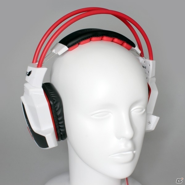 上海問屋、ノンストレスのクッション付きゲーミングヘッドセット「DN-13472」を販売の画像2