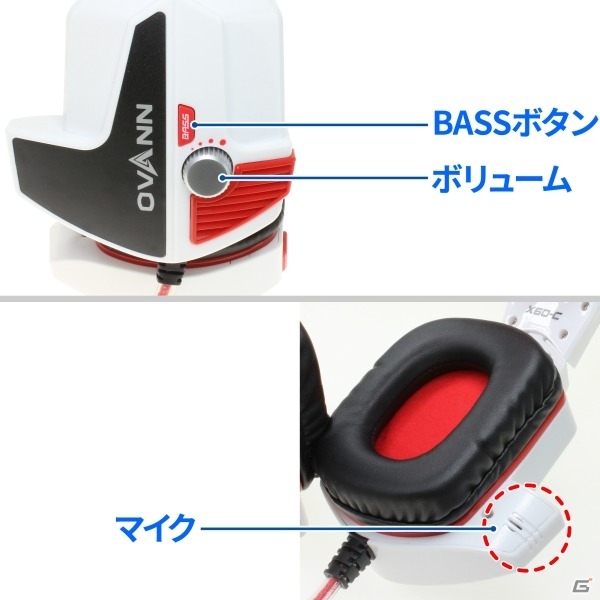 上海問屋、ノンストレスのクッション付きゲーミングヘッドセット「DN-13472」を販売の画像7