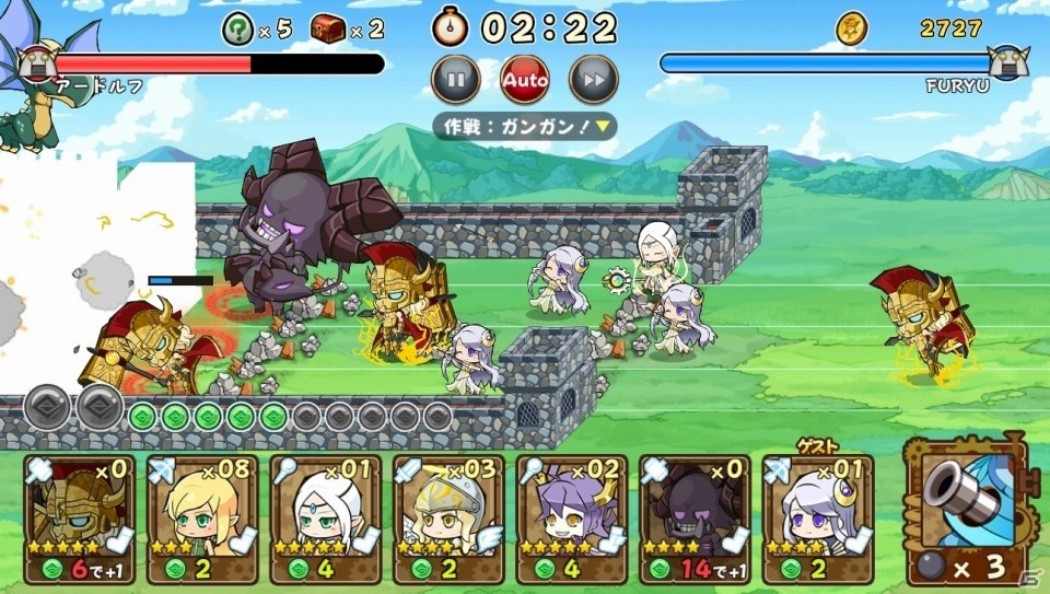 iOS/Android「ファンタジーラボ」オートバトル機能がテスト実装！初心者向けミッション、LOADING箇所の速度改善もの画像1