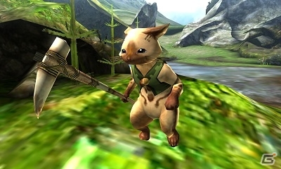 3DS「モンスターハンタークロス」テレビCMに出演中の松岡茉優さん、染谷将太さん、井上聡さん、武井壮さん考案のオトモアイルーが1月18日に配信！の画像4