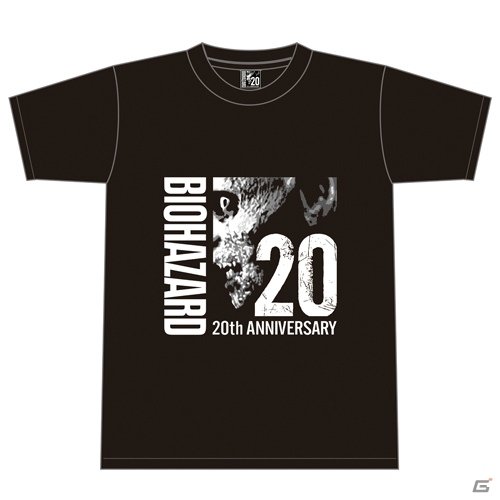 バイオハザードシリーズ20周年記念！前面・背面からタグにいたるまでこだわったアニバーサリー仕様Tシャツが3月22日に発売の画像3