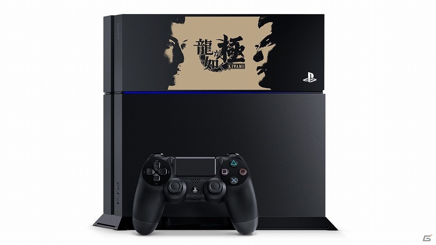 桐生と錦山が刻印された「龍が如く 極」とのコラボモデルのPlayStation4が1月21日より発売！本日より予約受付開始の画像4
