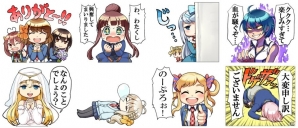 iOS/Android「グリモア～私立グリモワール魔法学園～」総勢62名登場のLINEスタンプが配信の画像2
