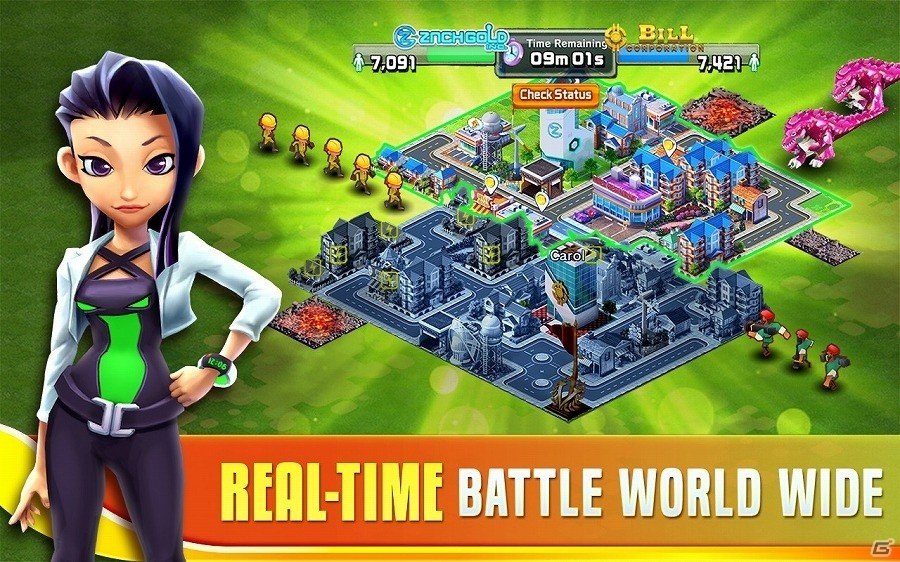 「ランブル・シティ」をもとによりPvP要素を強化した「Downtown Showdown」が全世界で配信の画像4