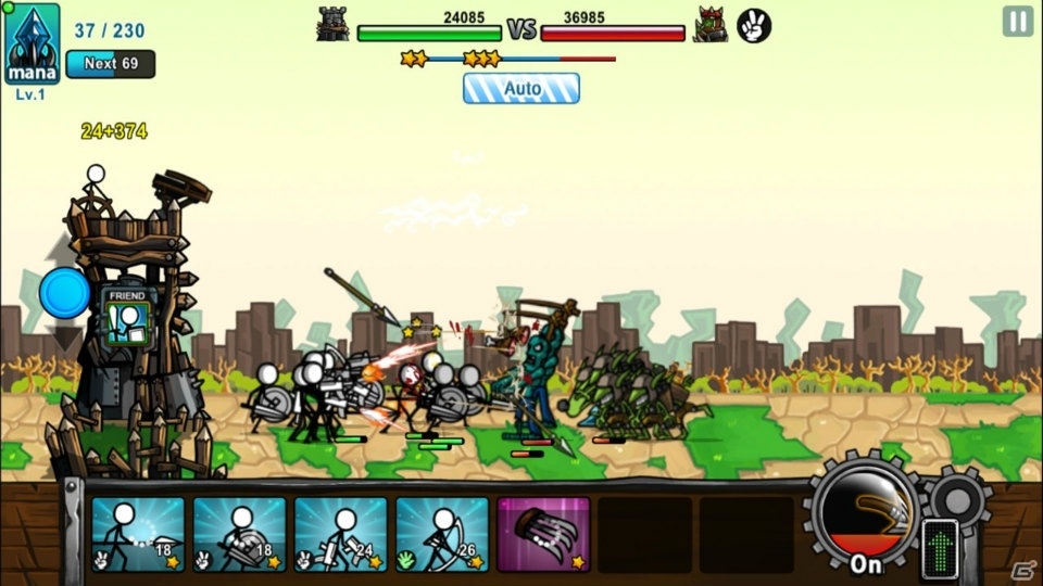 進化した棒人間たちの大乱闘！iOS/Android「カートゥーンウォーズ3」の事前登録キャンペーンが開催の画像3