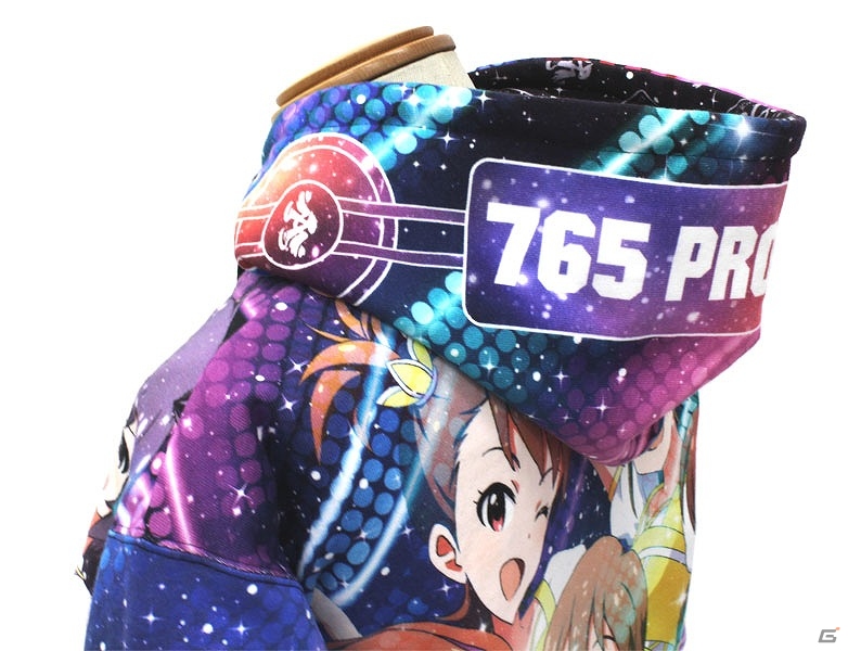 765プロのアイドルたちがデザインされた「765PROオールスターズ フルグラフィックパーカー」が4月上旬より発売の画像6