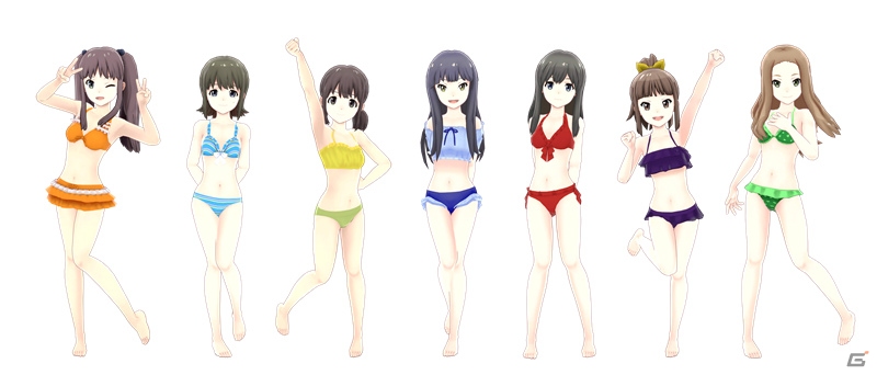 PS Vita「ミラクルガールズフェスティバル」DLC「水着セット」が1月28日より順次配信決定の画像11