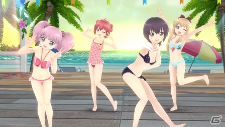 PS Vita「ミラクルガールズフェスティバル」DLC「水着セット」が1月28日より順次配信決定の画像2