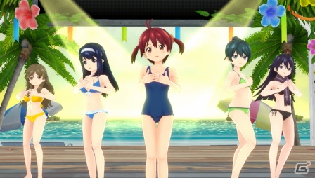 PS Vita「ミラクルガールズフェスティバル」DLC「水着セット」が1月28日より順次配信決定の画像6