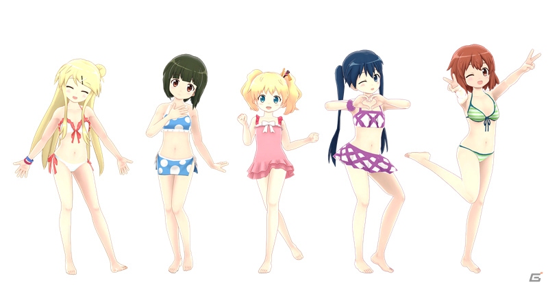 PS Vita「ミラクルガールズフェスティバル」DLC「水着セット」が1月28日より順次配信決定の画像9