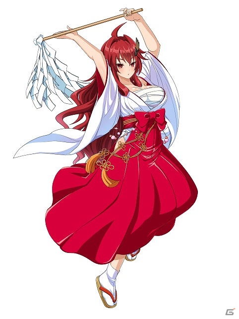 Mobage/GREE/dゲーム「VALKYRIE DRIVE -SIREN-」巫女装束の美少女たちを手に入れよう！レイドイベント「巫女って巫女って大召喚!!」が開催の画像2
