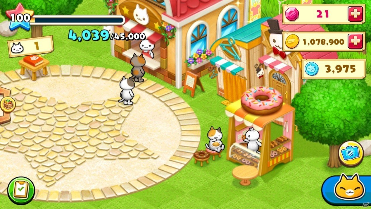 iOS/Android「ほしの島のにゃんこ」新しいエリア「みなとまち」が登場！ステキな街で世界中のにゃんこを迎えようの画像3