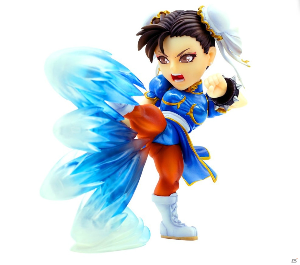 「ストリートファイター」“百裂脚”が再現されたLEDサウンド付春麗フィギュアが2月下旬に発売！の画像2