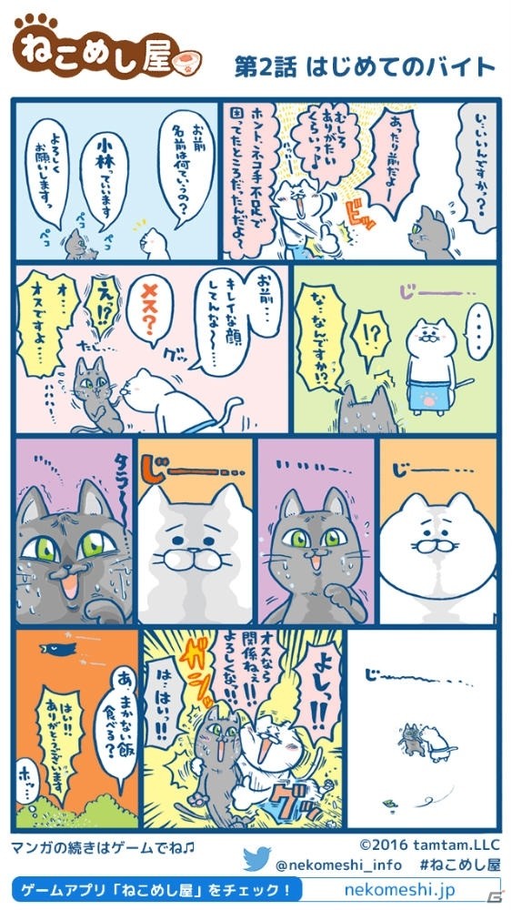 “ねこ”と“ご飯”と“愛情”をテーマにしたゲームアプリ「ねこめし屋」がリリース！イラストコンテストも実施の画像12