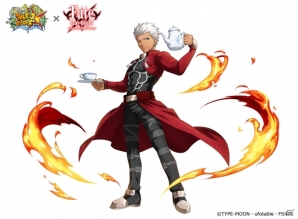 iOS/Android「フルボッコヒーローズ」にて「Fate/stay night［UBW］」コラボが2月1日より実施！アーチャー（執事ver.）が全員プレゼントの画像2