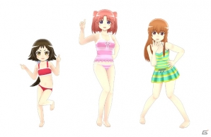 PS Vita「ミラクルガールズフェスティバル」DLCコスチューム「水着セット」第1弾の販売がスタート―「ゆるゆり」など3作品が登場！の画像17