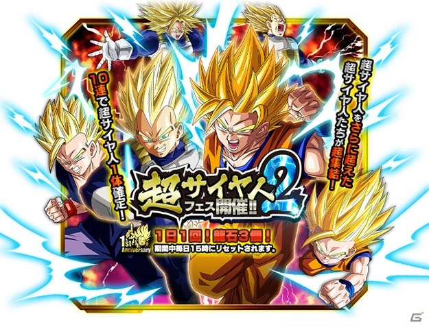 iOS/Android「ドラゴンボールZ ドッカンバトル」1周年記念！ログインボーナス＆龍石×35個がもらえるカムバックキャンペーンなど目白押しの画像5