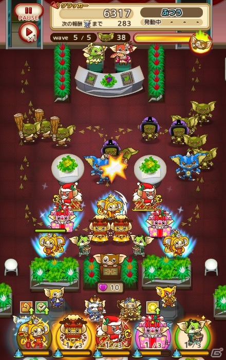 iOS/Android「はちゃめちゃ！グレムリンうぉーず」1周年特別イベントが開催！クラッカーを集めてチャンピオンモグワイをゲットの画像3