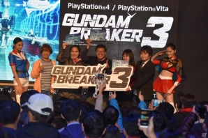 【台北国際ゲームショウ 2016】台北101ステージが発表！古谷徹さんも駆けつけた「ガンダムブレイカー3」ステージの画像1