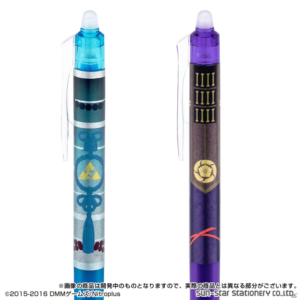 「刀剣乱舞-ONLINE-」三日月宗近ら刀剣男士の“こすると消える”ボールペンの限定セットが4月に登場！予約受付は本日より開始の画像8