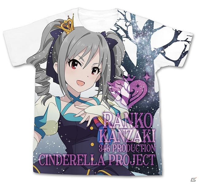 “マイファーストスター”の衣装を着た蘭子と杏のフルグラフィックTシャツが「ワンダーフェスティバル2016」にて先行発売決定！の画像1