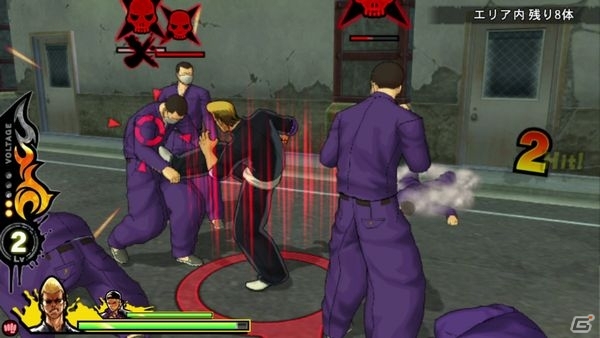 PS Vita「UPPERS」ダイジェストプレイ動画第2弾が公開―喧嘩殺法の使い手・小柳清也と軽いフットワークが特徴の小柳純也が登場！の画像3
