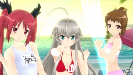PS Vita「ミラクルガールズフェスティバル」ニャル子さん、きんモザ、WUGの水着セットが配信！ごちうさ水着セットは2月10日を予定の画像3