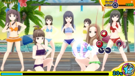 PS Vita「ミラクルガールズフェスティバル」ニャル子さん、きんモザ、WUGの水着セットが配信！ごちうさ水着セットは2月10日を予定の画像8