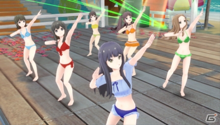 PS Vita「ミラクルガールズフェスティバル」ニャル子さん、きんモザ、WUGの水着セットが配信！ごちうさ水着セットは2月10日を予定の画像9