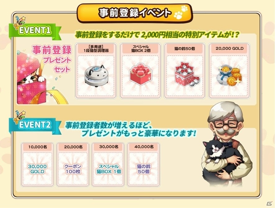 猫を育てながら猫カフェを経営するiOS/Android「マイにゃんカフェ」が2月末に配信！事前登録キャンペーンもスタートの画像4