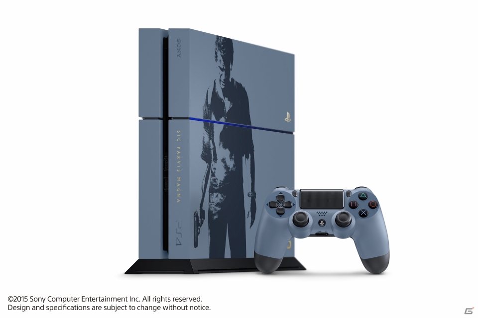 「PlayStation4 アンチャーテッド リミテッドエディション」が4月26日に発売決定！DUALSHOCK4 グレー・ブルーのラインナップの画像3
