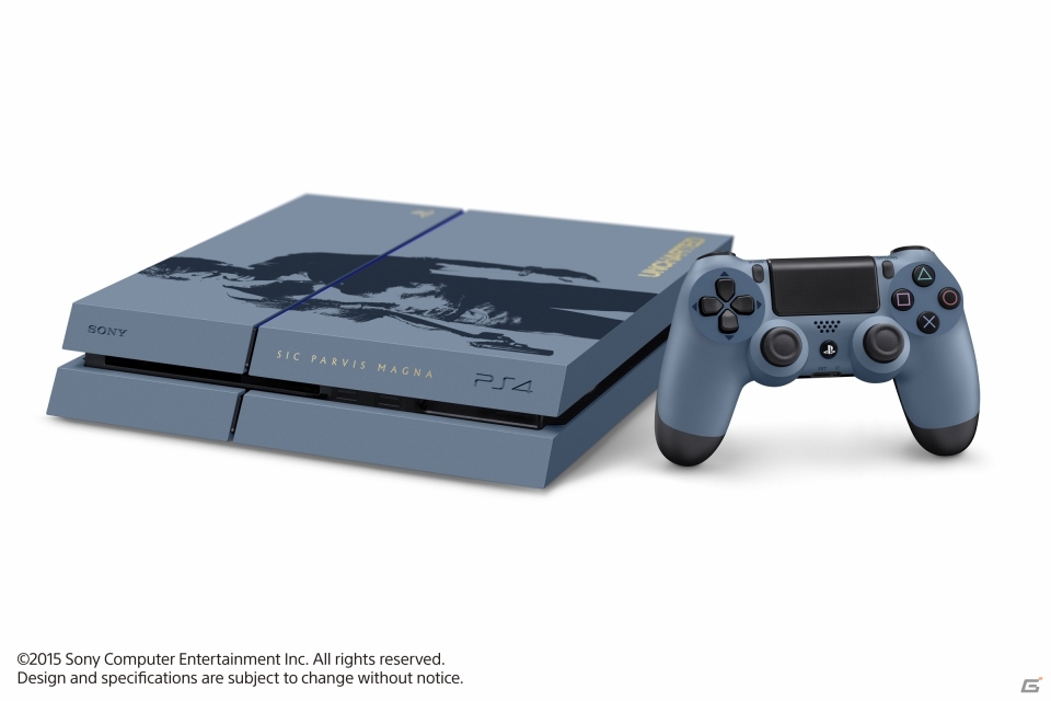 「PlayStation4 アンチャーテッド リミテッドエディション」が4月26日に発売決定！DUALSHOCK4 グレー・ブルーのラインナップの画像4