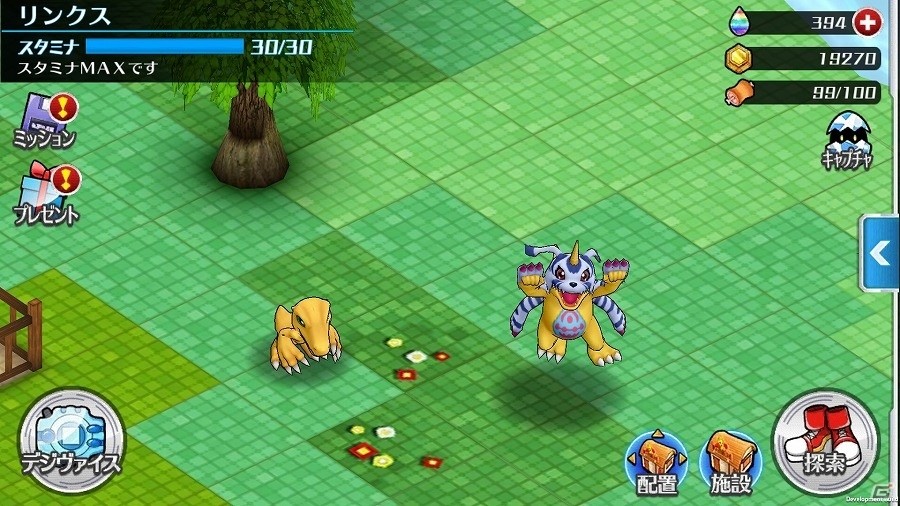 iOS/Android「デジモンリンクス」デジモンたちが生活する空間「ファーム」や3VS3による「バトル」などのゲーム情報が公開の画像3