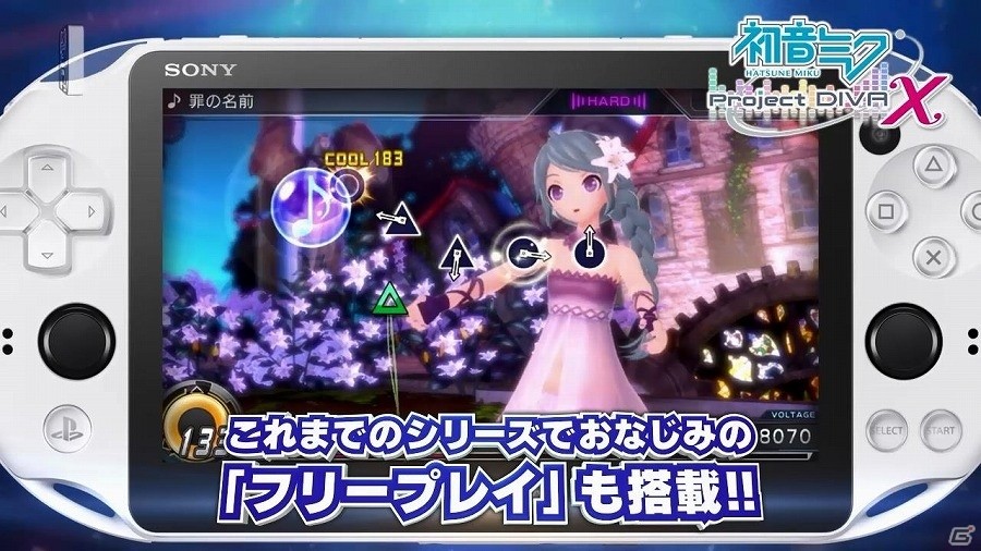 PS Vita版「初音ミク -Project DIVA- X」藤田咲さんのナレーションで作品の魅力を紹介するPVが公開！の画像4
