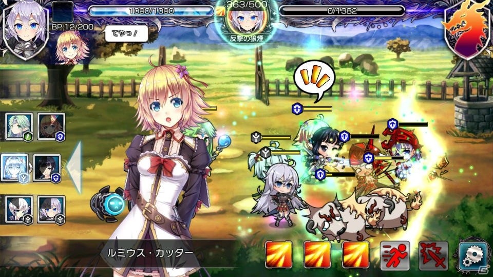 スマートフォンでも美少女と進軍！リアルタイム進軍バトルが楽しめる「ブレイヴガール レイヴンズ」Android版が配信決定の画像3