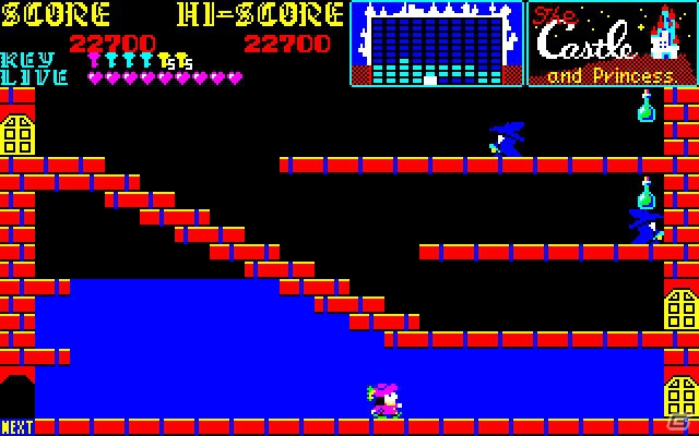 「プロジェクトEGG」にてアクションパズル「The Castle（PC-8801版・Windows8.1＆E.M.D対応版）」が配信開始！の画像3