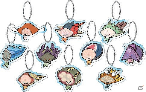 刺繍入りポーチやキーホルダーなどがラインナップ！「モンスターハンター」シリーズと「ぐでたま」「KIRIMIちゃん」のコラボグッズが登場の画像4