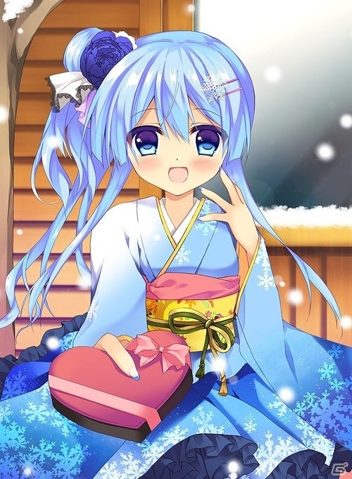 ニコニコアプリ「桃色大戦ぱいろん・生」深雪と参ノ宮漣のバレンタインVer.が登場！の画像1