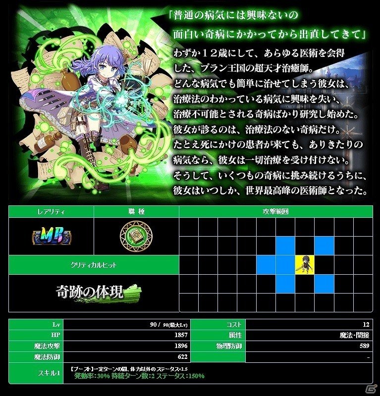 iOS/Android「新約 アルカナスレイヤー」招集ガチャに新規ヒーラーMRカード“クロウデット”が登場！の画像3