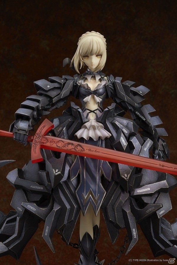 「Fate/stay night」イラストレーターhuke氏の描きおろしイラストを元にしたセイバー・オルタが1/7スケールで立体化！本日より予約受付開始の画像2