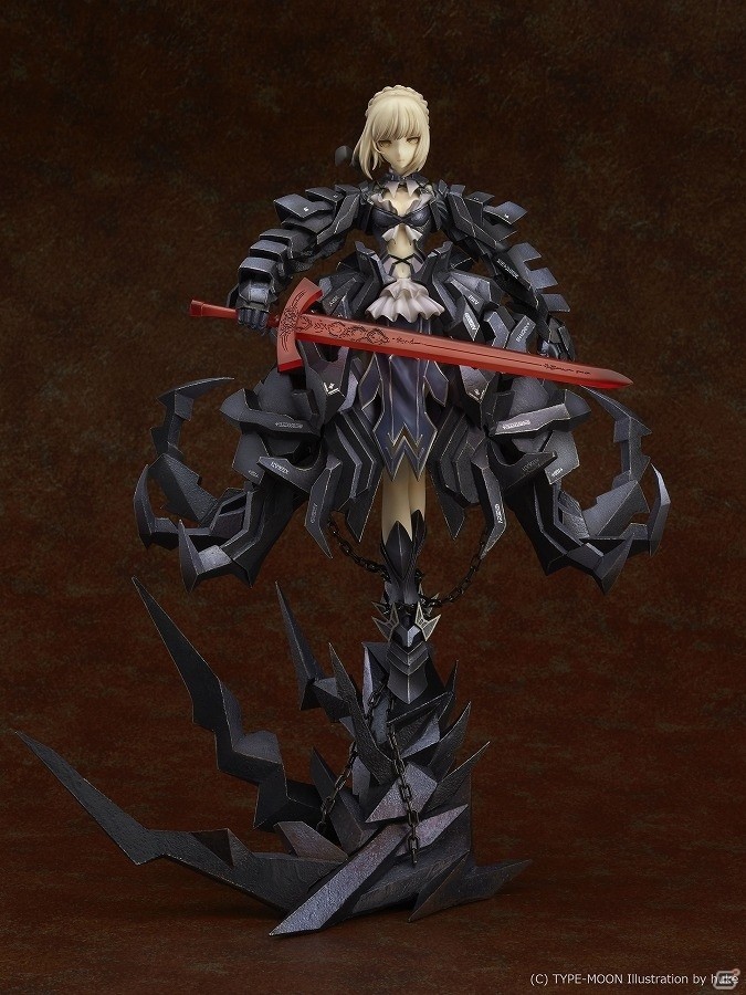 「Fate/stay night」イラストレーターhuke氏の描きおろしイラストを元にしたセイバー・オルタが1/7スケールで立体化！本日より予約受付開始の画像3