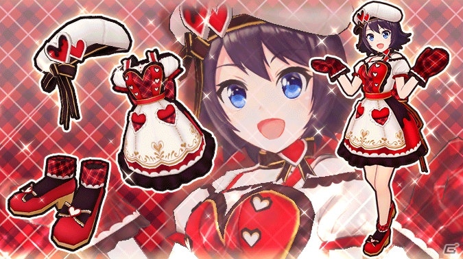 iOS/Android「なないろランガールズ」バレンタインキャンペーンが開催！新衣装バレンタインドレス確定ガチャも実施の画像1