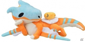 「モンスターハンター」×「ぐでたま」ゆる～いティガレックスとぐでたまがそろって寝そべったコラボプライズが登場！の画像1