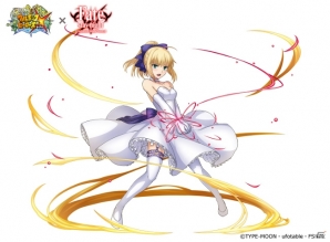 「フルボッコヒーローズX」セイバー（ドレスver.）を手に入れよう！「Fate/stay night［UBW］」コラボ後半戦がスタートの画像3