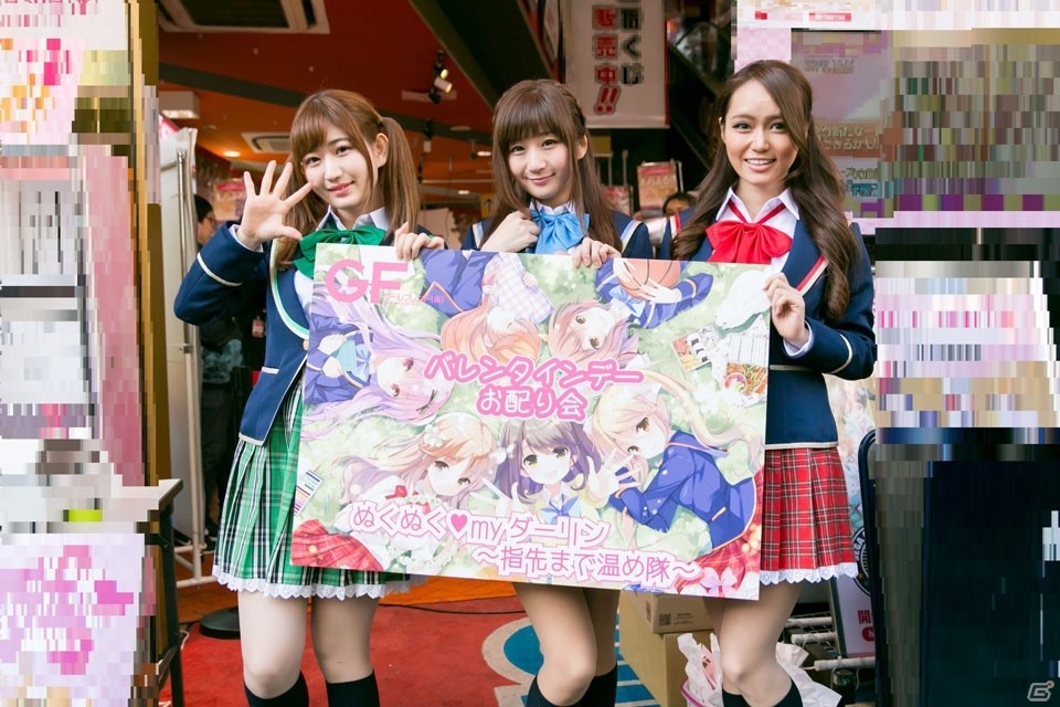 「ガールフレンド（仮）」＆「ガールフレンド（♪）」聖櫻学園の「指先まで温め隊」が秋葉原に登場！バレンタインデーお配り会の公式レポートが到着の画像6