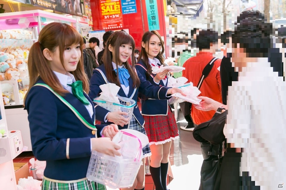 「ガールフレンド（仮）」＆「ガールフレンド（♪）」聖櫻学園の「指先まで温め隊」が秋葉原に登場！バレンタインデーお配り会の公式レポートが到着の画像9