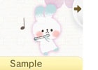 ふんわりタッチのキュートなウサギたちが登場！「Secret Rabbit」の3DSテーマが配信開始