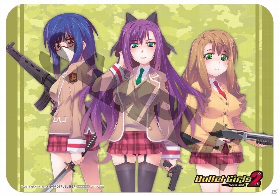 PS Vita「バレットガールズ2」マウスパッドや布ポスターなど、どれでシゴくか悩む店舗特典情報第2弾が公開！の画像4