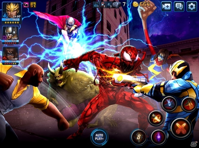 iOS/Android「マーベル・フューチャーファイト」ミズ・マーベル、ソー、カネージが追加！バトルのマッチング方式の変更もの画像1