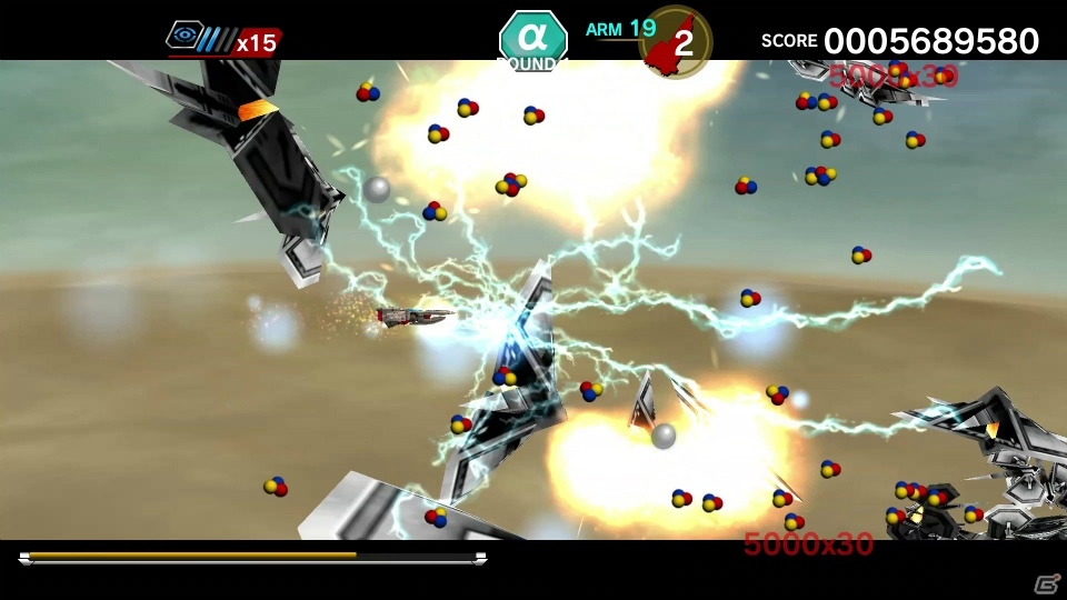 PS4/PS Vita/PC「ダライアスバースト クロニクルセイバーズ」DLC第1弾としてタイトーのSTG3タイトルの機体が登場！第2弾はセガとコラボの画像25